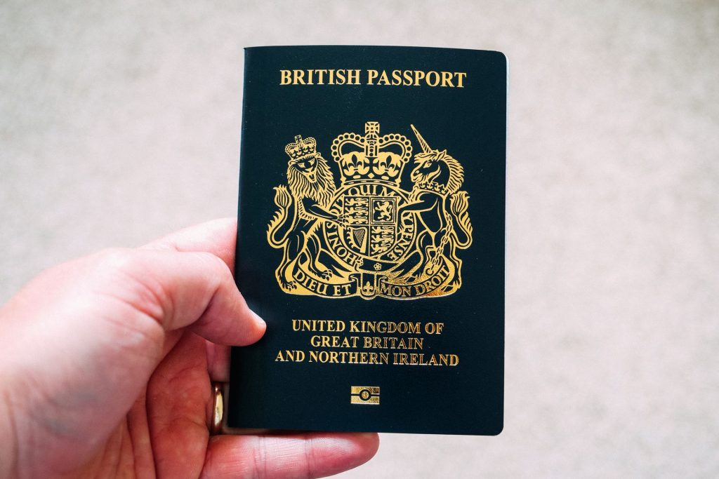 UK Passport. Check the validity before travelling to Lanzarote